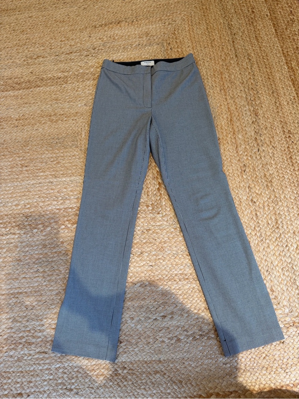 Aritzia Gray Straight-Leg Dress Trousers